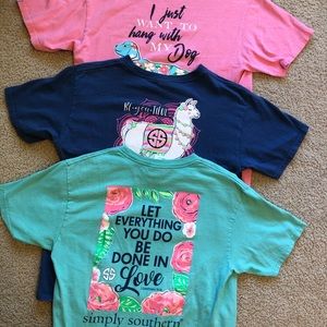 3 Simply Southern Shirts